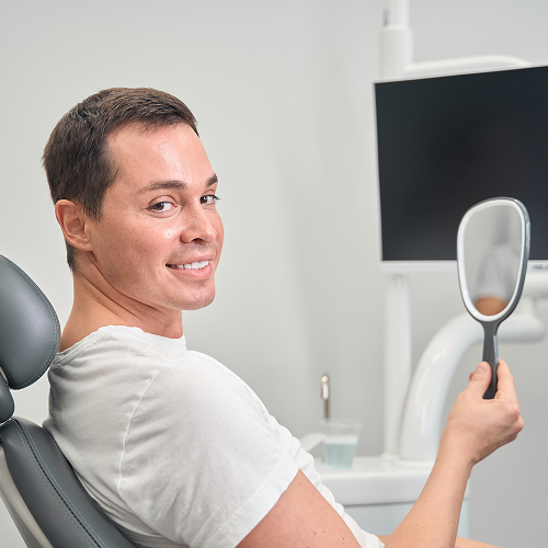 Image of a dental implant Dental Implants anatomy of the post, abutment, and crown